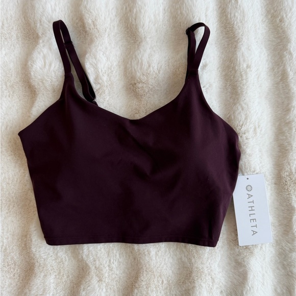 🆕 Athleta | Elation V-Neck Longline Bra - Size S. - Picture 8 of 8